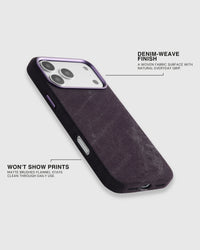 DENIM CASE NG TELEPONO — PURPLE