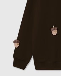 REINDEER AT ACORN NA MALAMBOT NA SWEATSHIRT