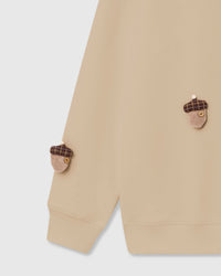 REINDEER AT ACORN NA MALAMBOT NA SWEATSHIRT