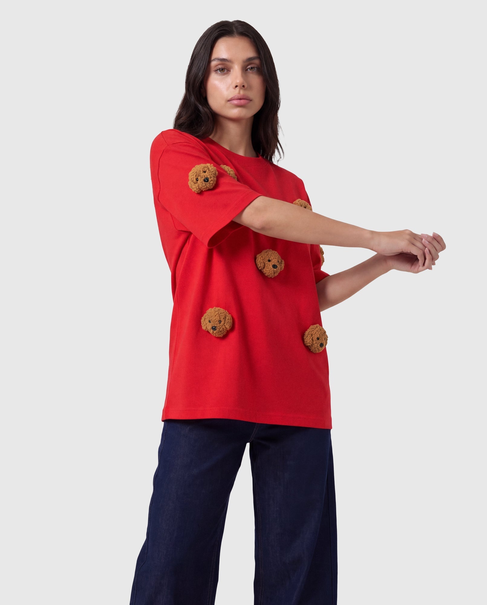 POODLE PARADE NA T-SHIRT