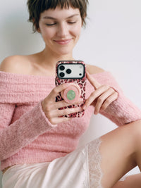 ROSÉ LEOPARD PHONE CASE