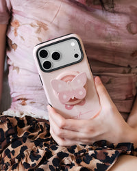PEARL BUTTERFLY NA CASE NG TELEPONO