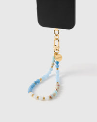 AZURE AGATE ORBIT PHONE STRAP