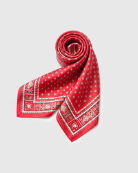 POPPY FOULARD NA SILK SCARF
