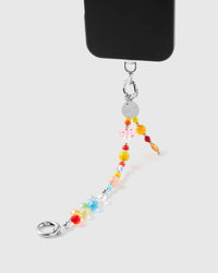 RAINBOW NA PERLAS NA STRAP NG TELEPONO