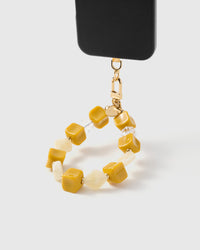 STRAP NG TELEPONO NA HALONG SAFFRON MARBLE