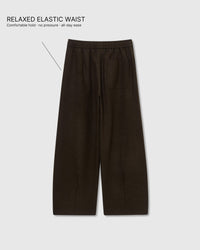 WOOL DRAPE RELAXED PANTS