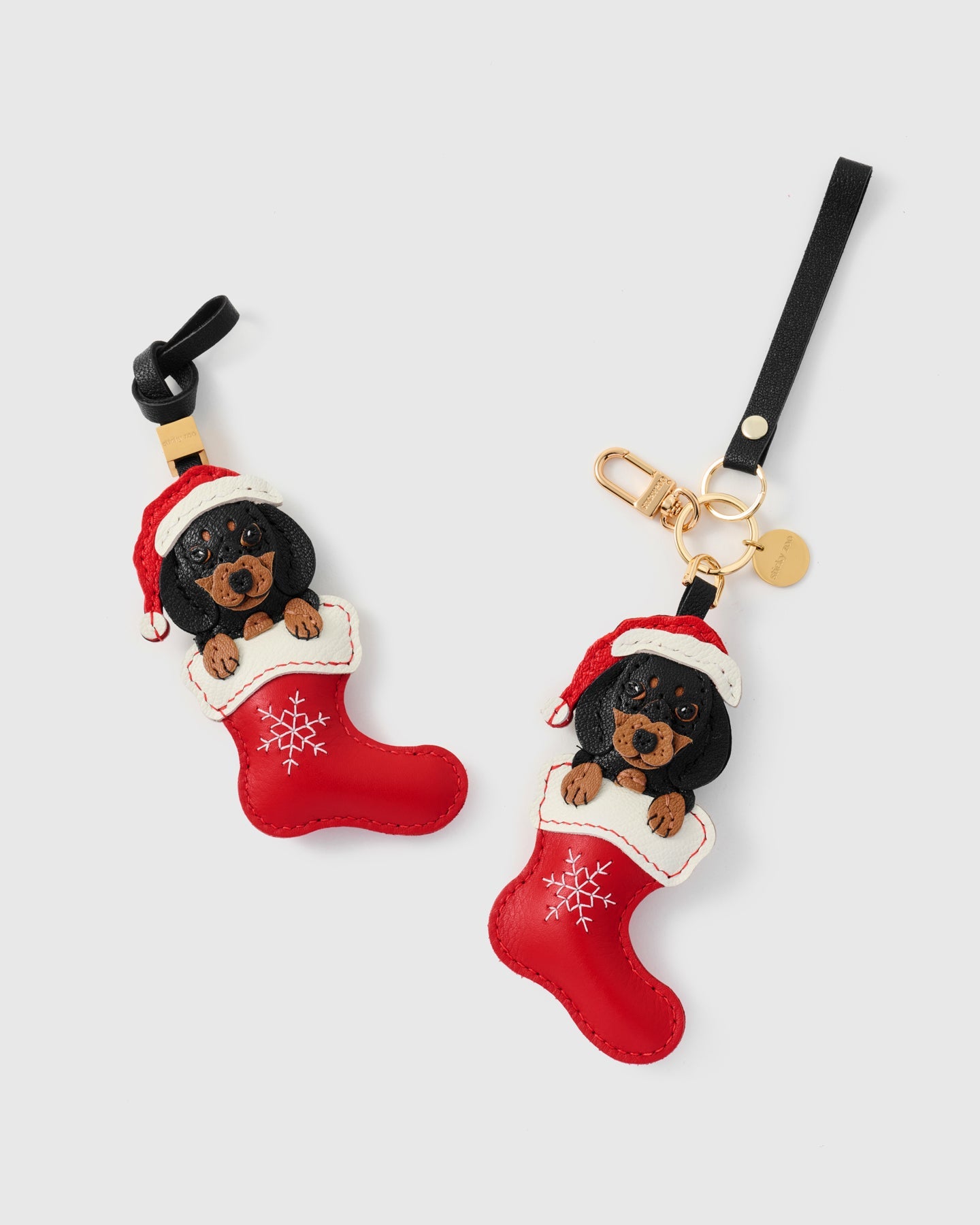 SANTA DACHSHUND NA STOCKING