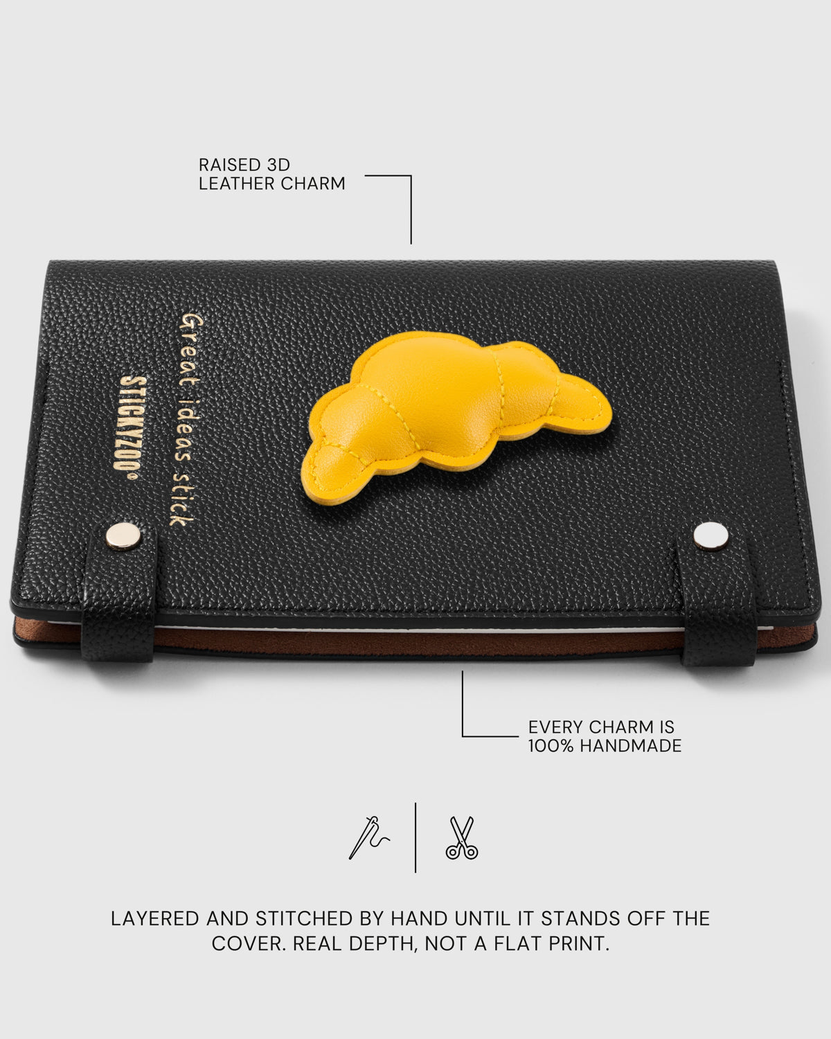 DILAW NA CROISSANT NA DALAWA NA NOTEBOOK