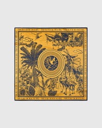 GOLDEN PARADISE SILK SCARF