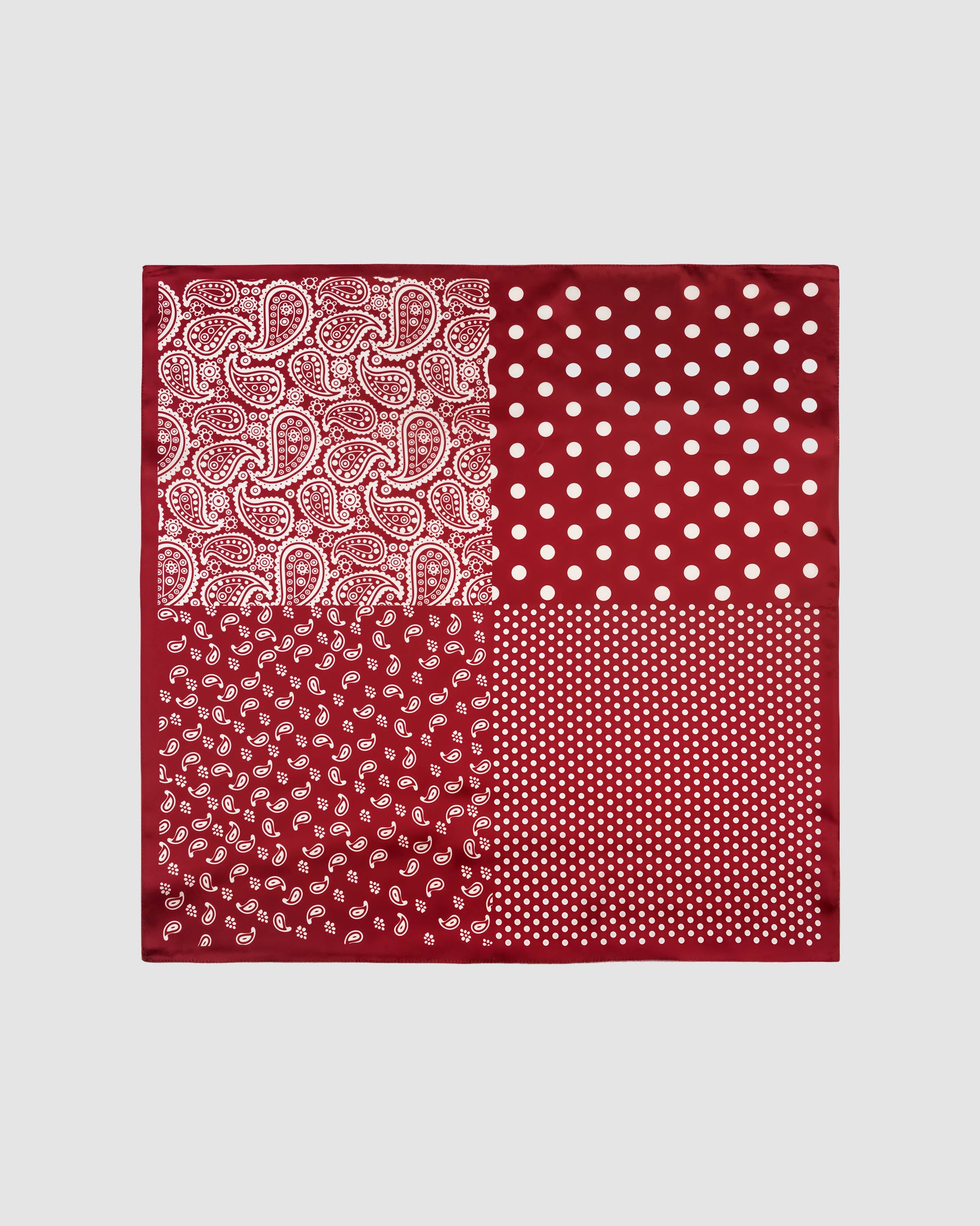 CARDINAL BANDANA NA SILK SCARF