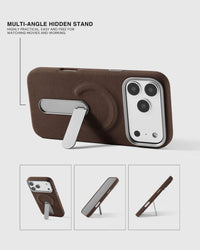 STAND CASE NG TELEPONO — BROWN