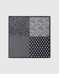 MONOCHROME MIX NA SILK SCARF