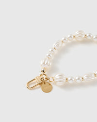 STRAP NG TELEPONO NA IVORY PEARL