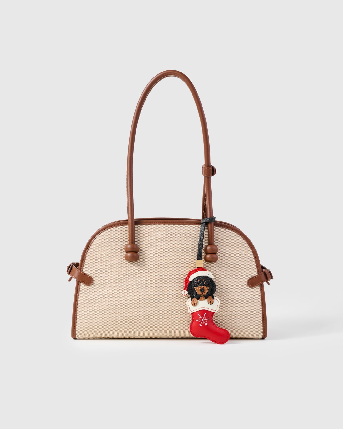 SANTA DACHSHUND NA STOCKING