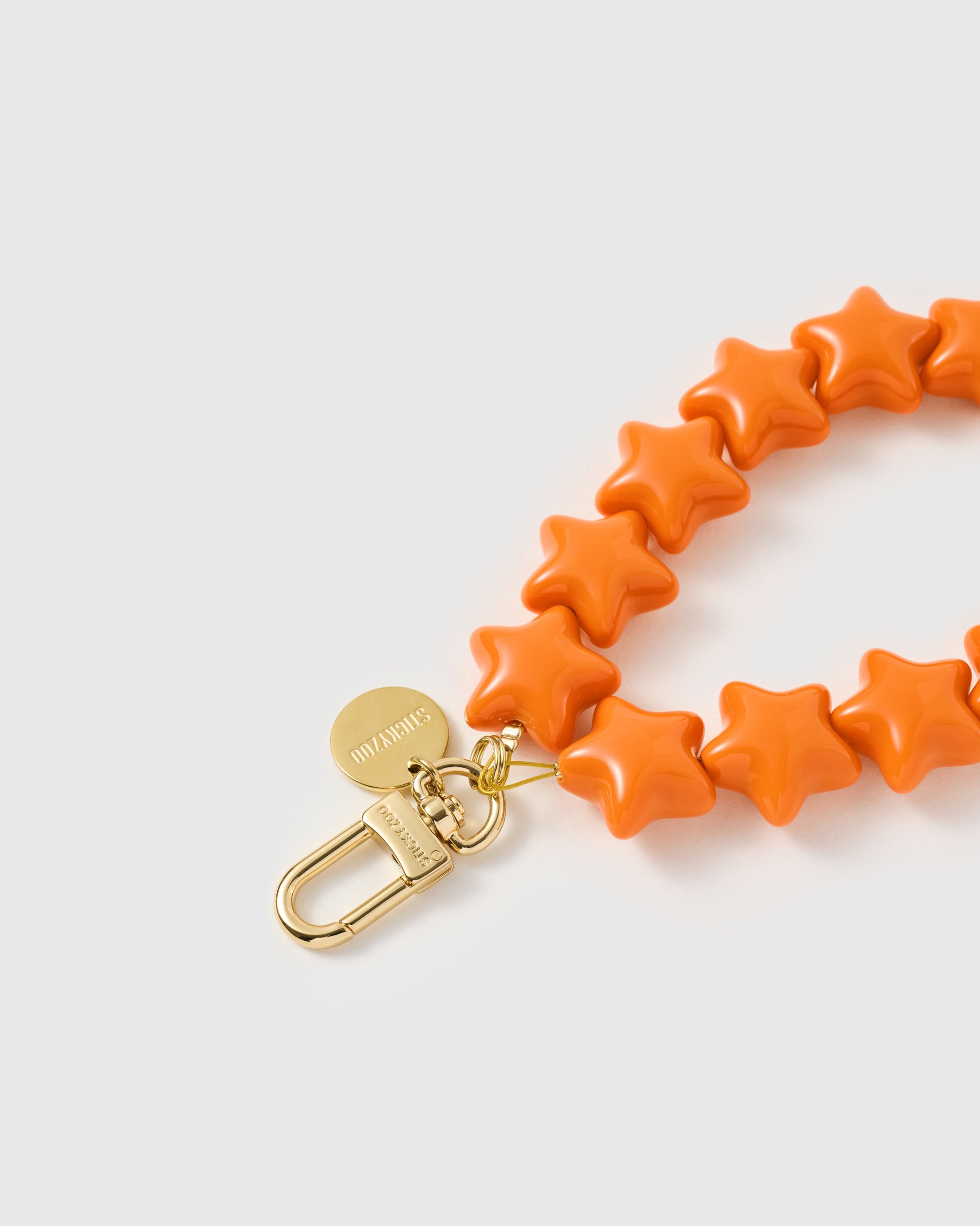 TANGERINE STAR STRAP NG TELEPONO  