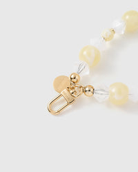 STRAP NG TELEPONO NA MAY BUTTER CRYSTAL CLUSTER