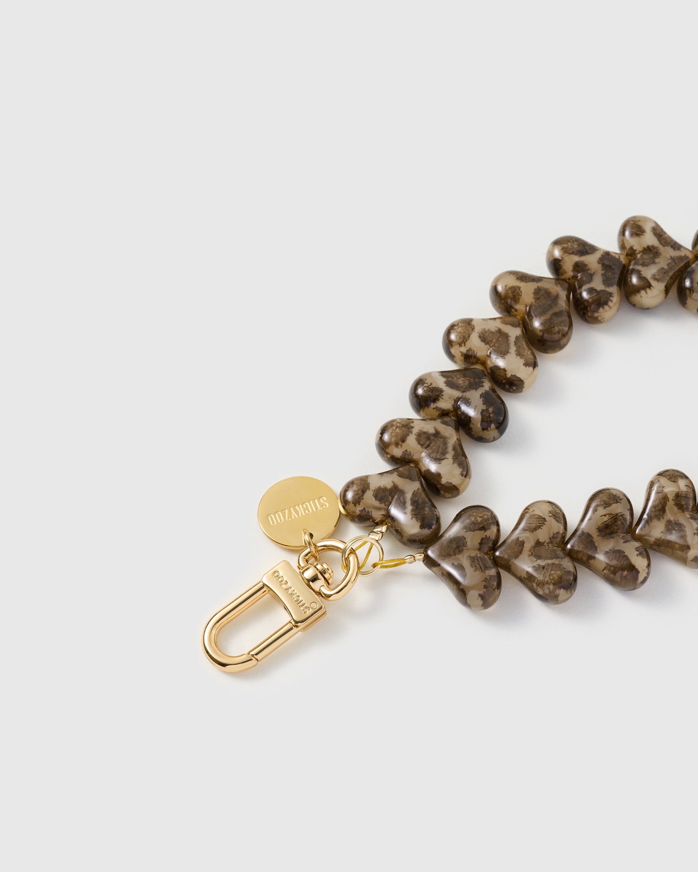 SMOKE LEOPARD HEART STRAP NG TELEPONO  