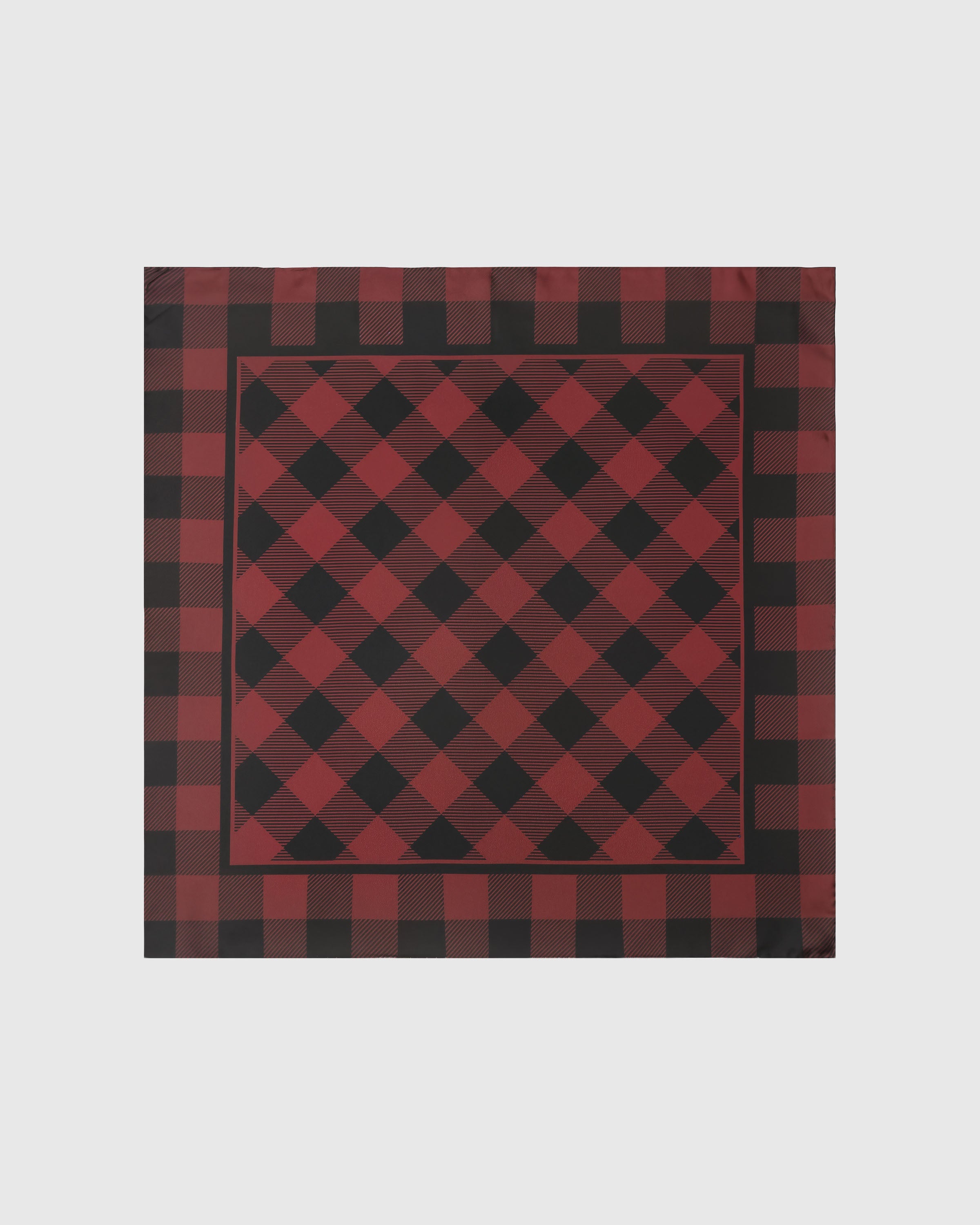 BUFFALO CHECK NA SILK SCARF