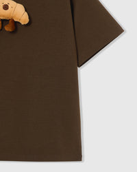 TUMATAKAS NA CROISSANT NA T-SHIRT