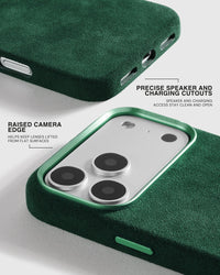 ALCANTARA NA CASE NG TELEPONO — EVERGREEN