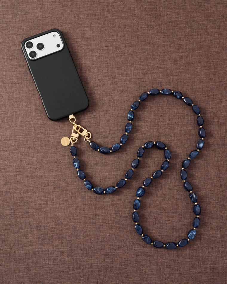 MIDNIGHT SMOKE CROSS-BODY PHONE STRAP