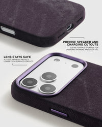 DENIM CASE NG TELEPONO — PURPLE