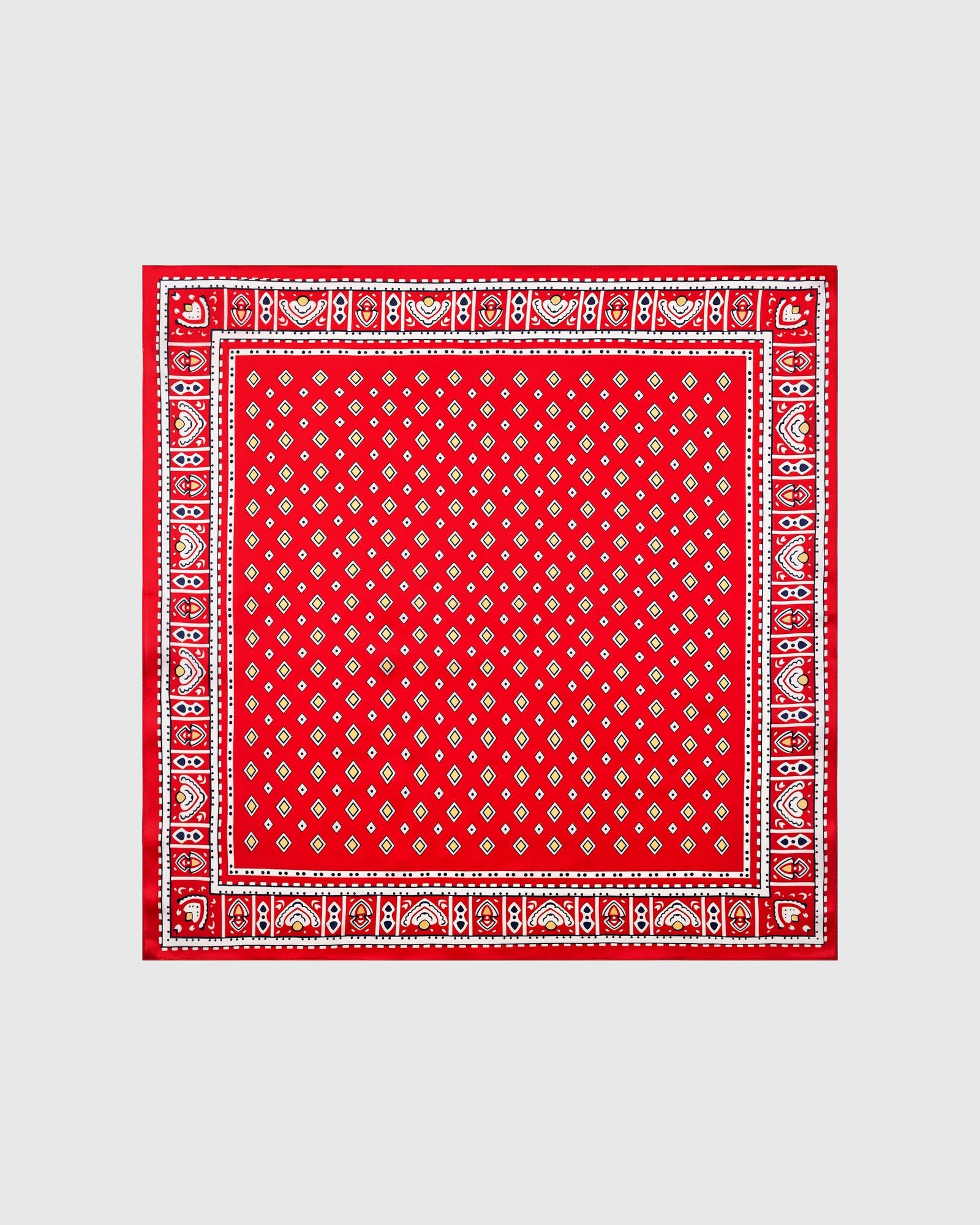 POPPY FOULARD NA SILK SCARF