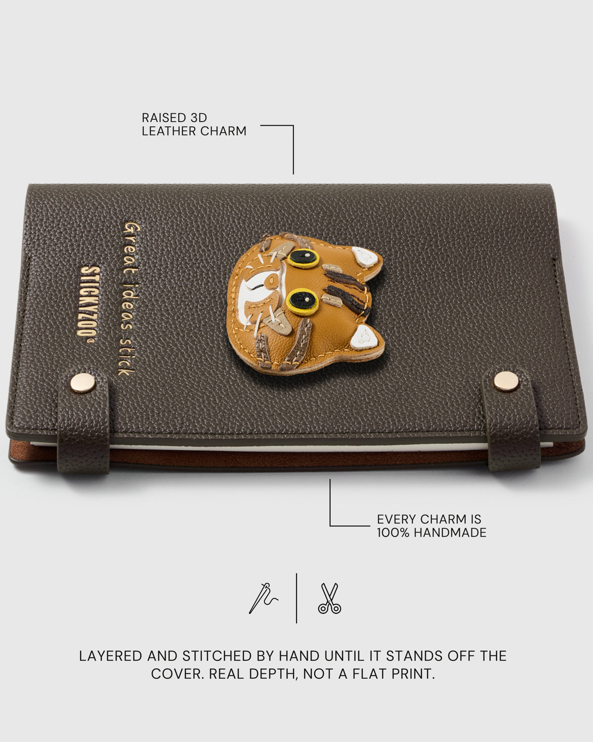 TIGER-STRIPE CAT NOTEBOOK