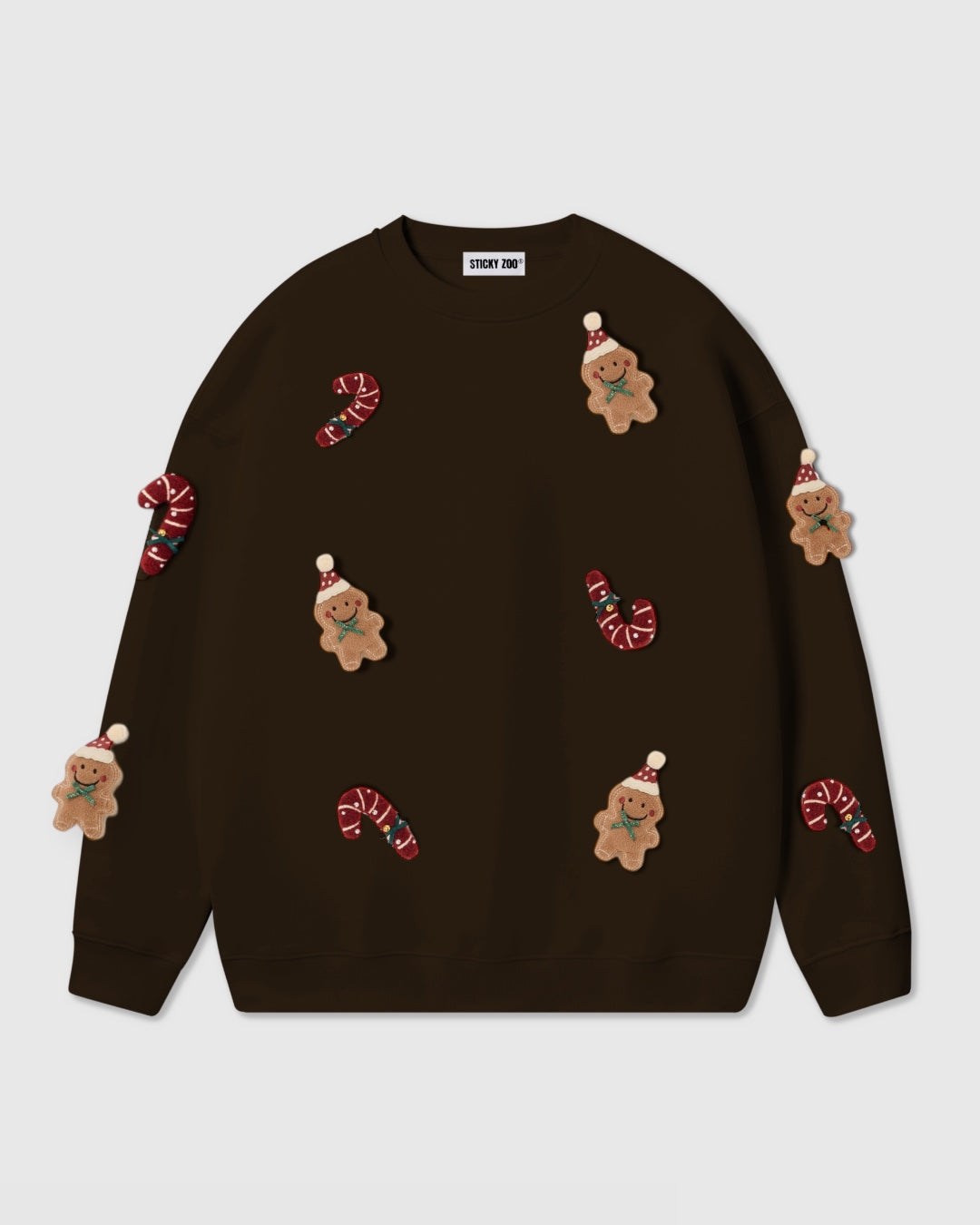GINGERBREAD PARTY CRASHERS NA SWEATSHIRT