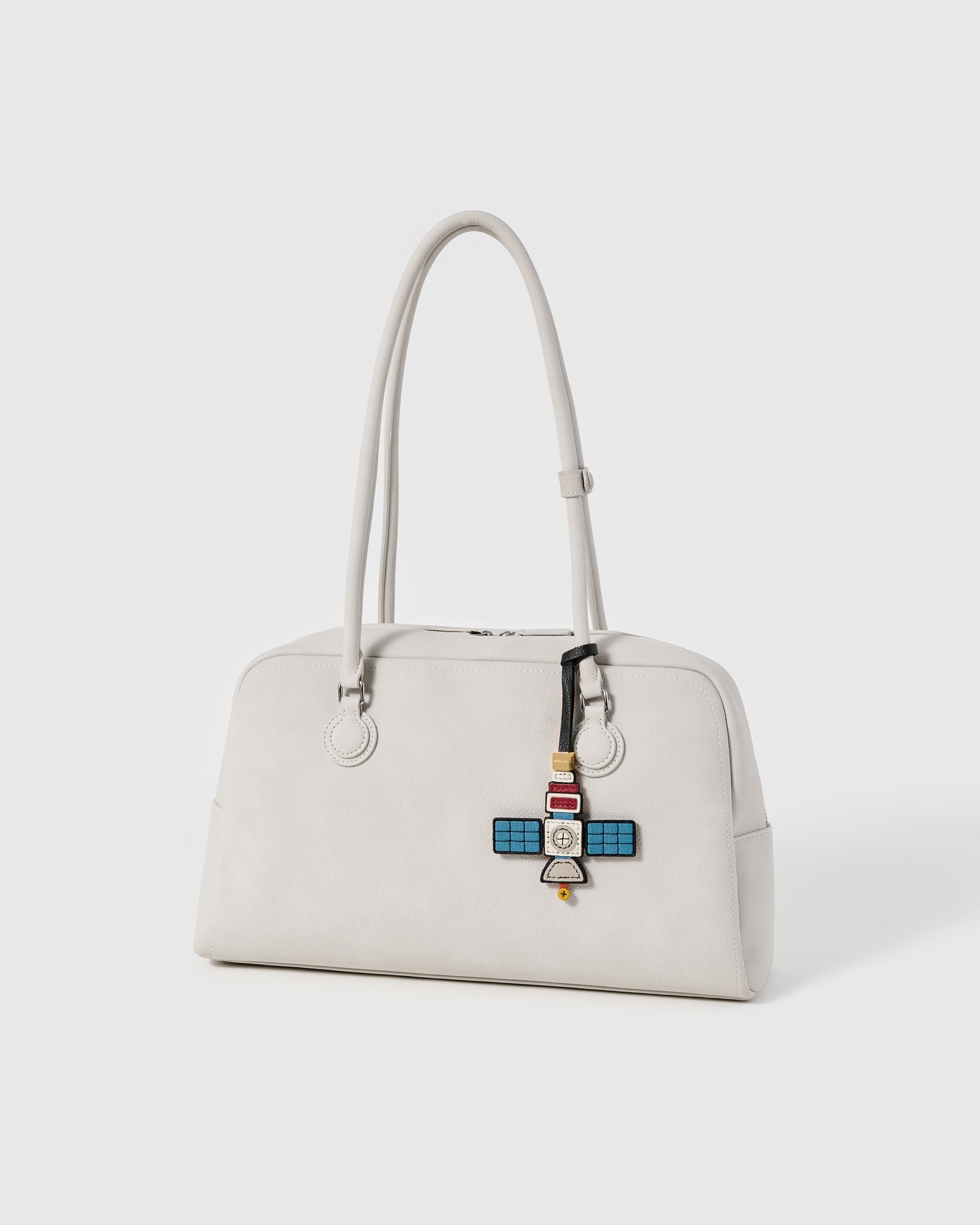 SATELLITE LEATHER BAG CHARM