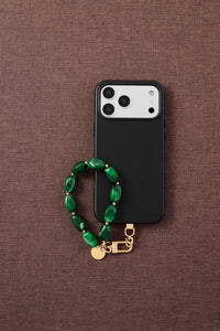 STRAP NG TELEPONO NA MAY EMERALD MARBLE