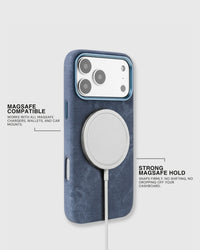 DENIM NA CASE PARA SA TELEPONO — STONEWASH