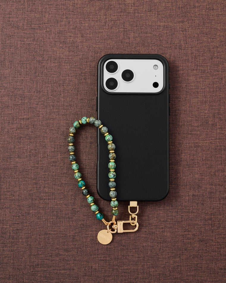 STRAP NG TELEPONO NA MAY TURQUOISE SPECKLE ORBIT