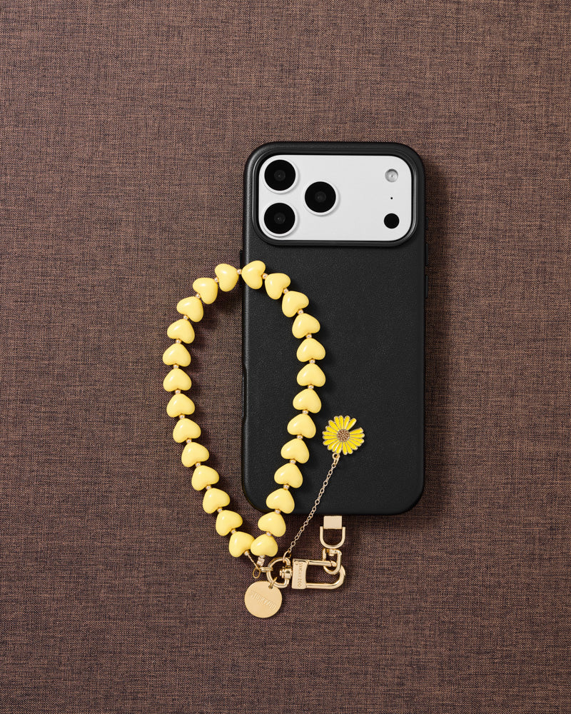 LEMON DAISY HEART STRAP NG TELEPONO  