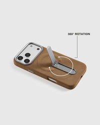 STAND CASE NG TELEPONO — OLIVE