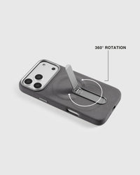 STAND CASE NG TELEPONO — GREY