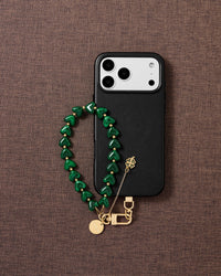 EMERALD CLOVER HEART STRAP NG TELEPONO  