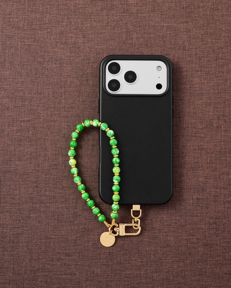 STRAP NG TELEPONO NA MAY JADE SPECKLE ORBIT