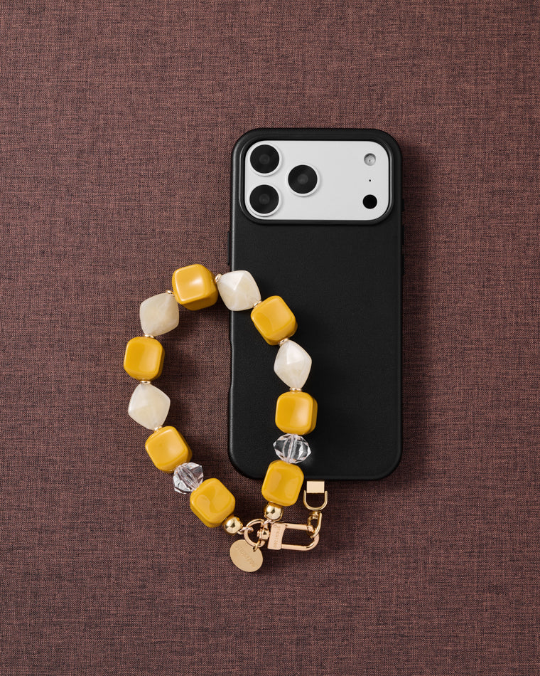 STRAP NG TELEPONO NA HALONG SAFFRON MARBLE