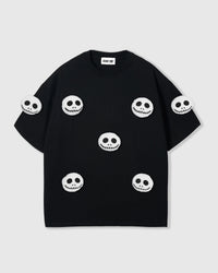 SKULL-SMILES NA HALLOWEEN NA T-SHIRT