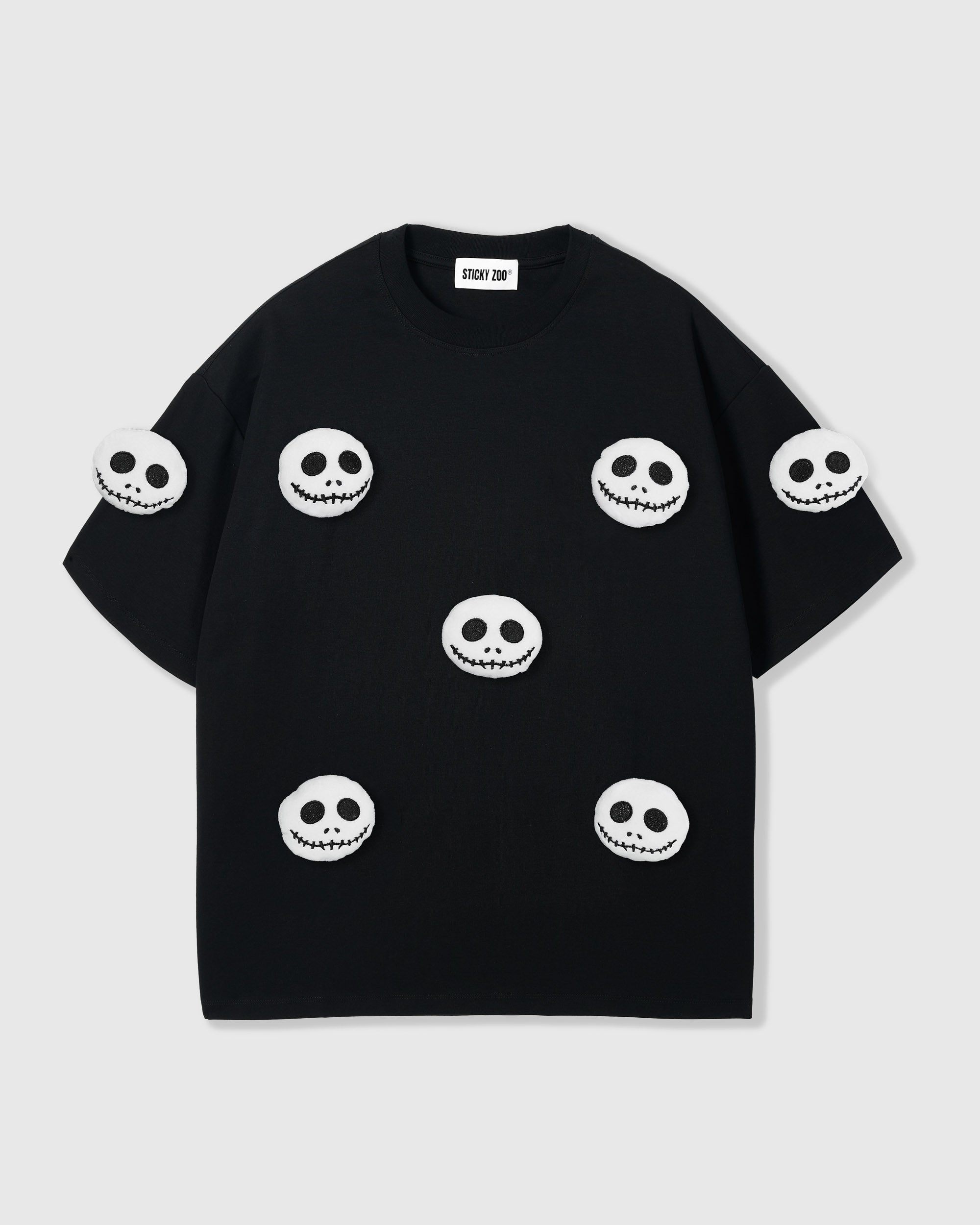 SKULL-SMILES NA HALLOWEEN NA T-SHIRT