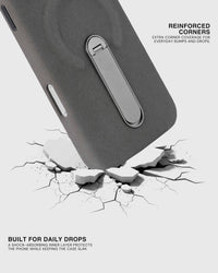 STAND CASE NG TELEPONO — GREY