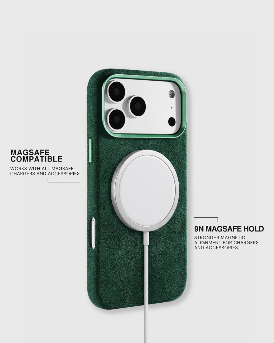 ALCANTARA NA CASE NG TELEPONO — EVERGREEN