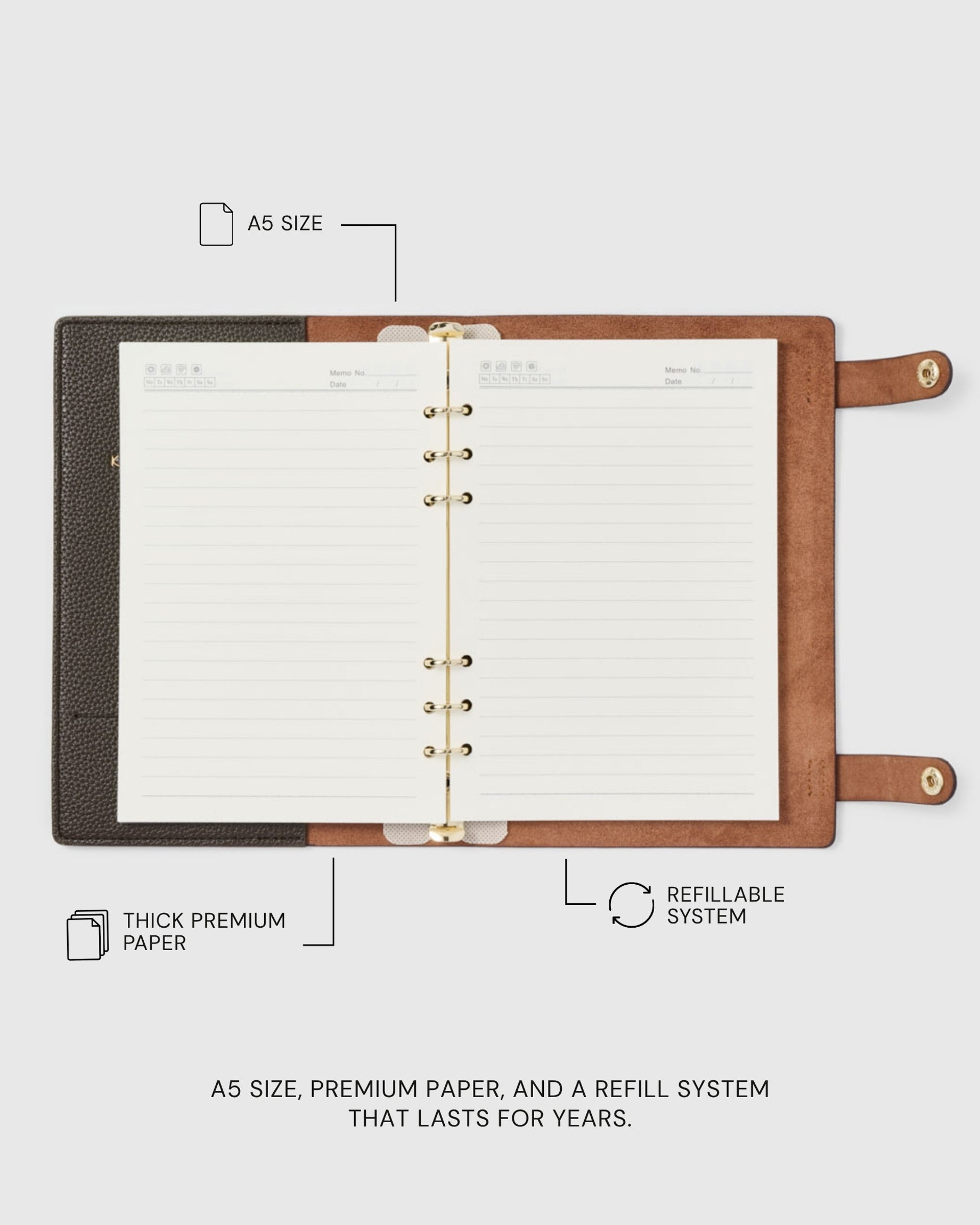 CARAMEL HEART NOTEBOOK