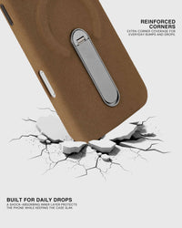 STAND CASE NG TELEPONO — OLIVE