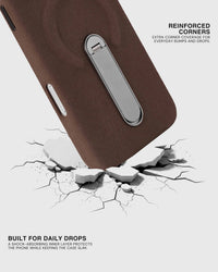 STAND CASE NG TELEPONO — BROWN