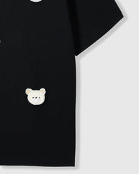 TEDDY CHECK-EAR NA PALAMUT NA T-SHIRT