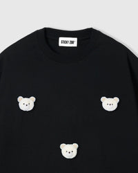 TEDDY CHECK-EAR NA PALAMUT NA T-SHIRT