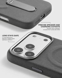 STAND CASE NG TELEPONO — GREY